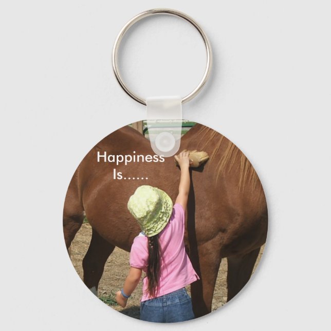 Happiness Is...... Keychain (Front)