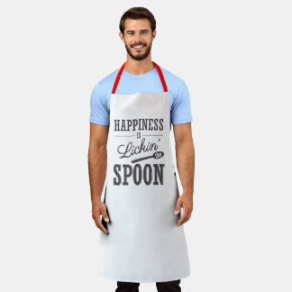 Happiness Is Lickin The Spoon  Apron