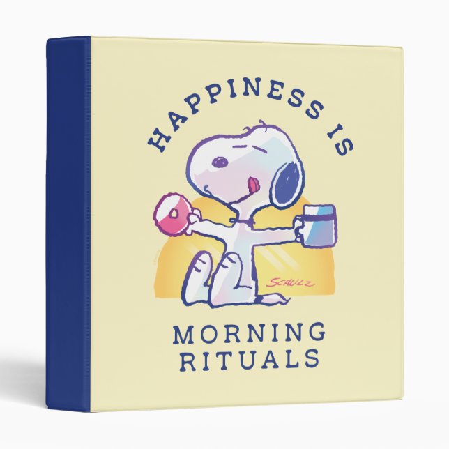Happiness is Morning Rituals Binder (Front/Spine)