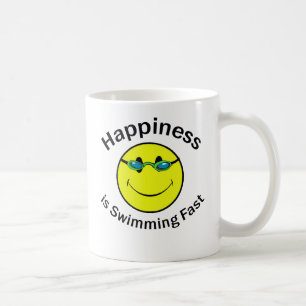 Happiness is Swimming Fast Coffee Mug