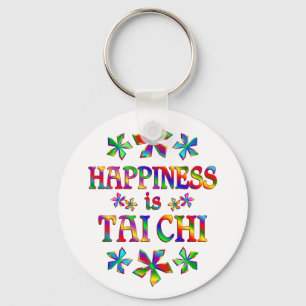 Happiness is Tai Chi Keychain
