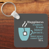 Happiness Is Tea Funny Quote Word Art 