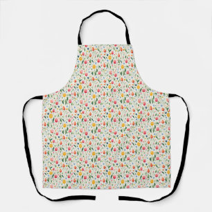 Happiness Is To Hold Flowers In Both Hands Apron