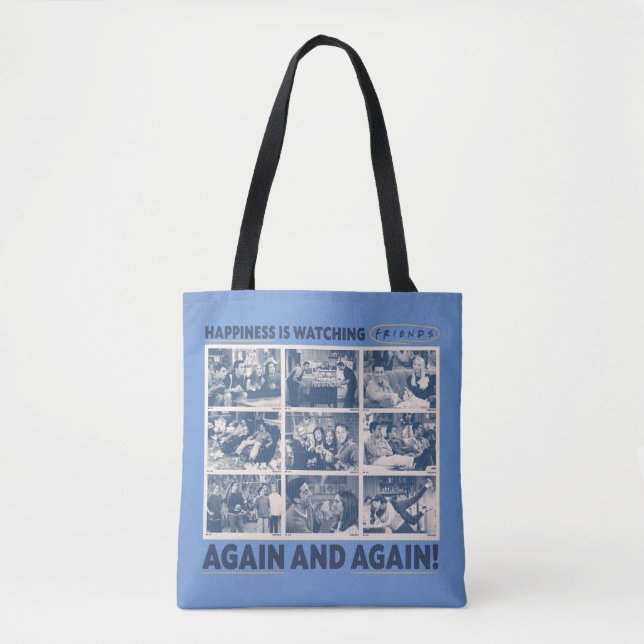 Happiness is Watching FRIENDS™ Again and Again Tote Bag (Front)