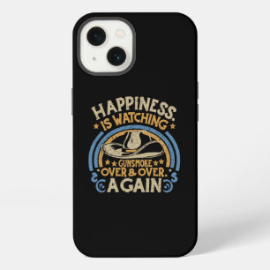 Happiness Is Watching Gunsmoke Funny Cowboy Hat iPhone 13 Case