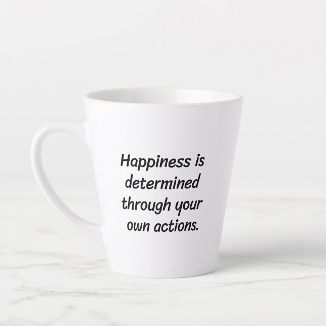 Happiness Latte Mug (Left)