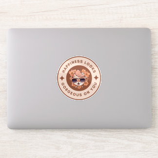 Happiness Looks Gorgeous on You Sticker
