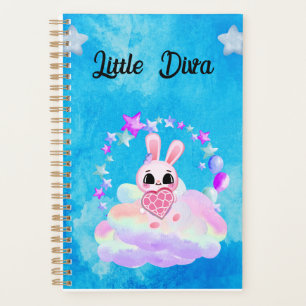 Happiness magic sweet bunny in the rainbow Planner