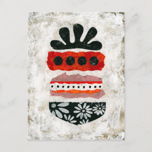 Happiness Matters Postcard - Abstract Art