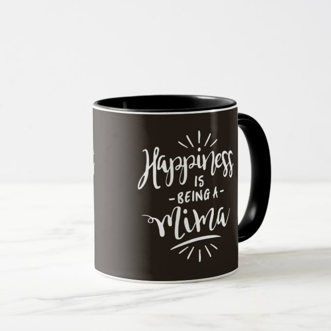 Happiness Mima Mug (Front Right)