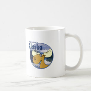 Happiness Moose -Alaska Coffee Mug