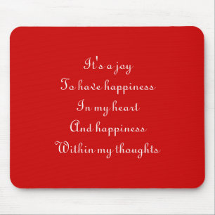 Happiness mousepads