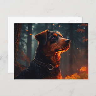 Happiness on Four Paws Postcard