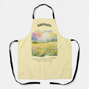 Happiness Positive Affirmation Apron