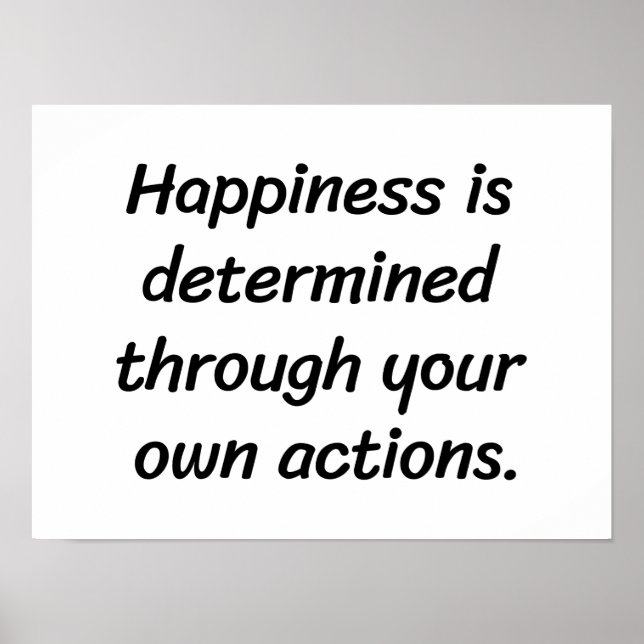 Happiness Poster (Front)
