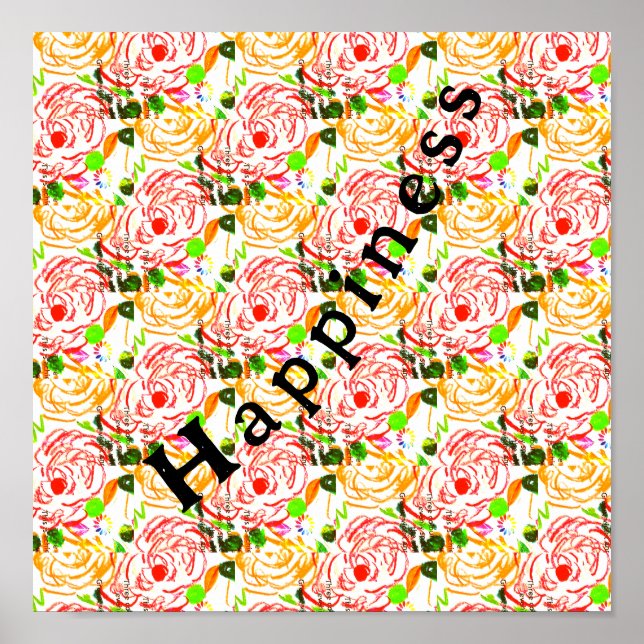 Happiness  poster (Front)