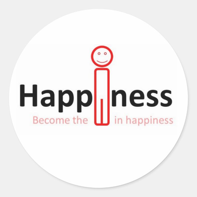 Happiness Sticker (Front)