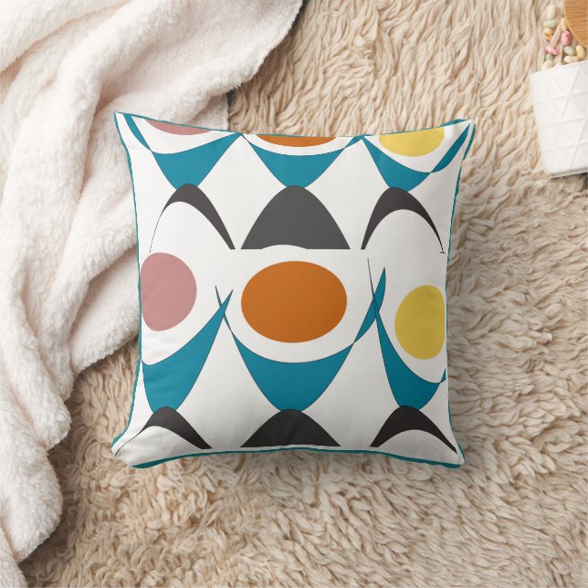 Happiness vectors throw pillow (Blanket)