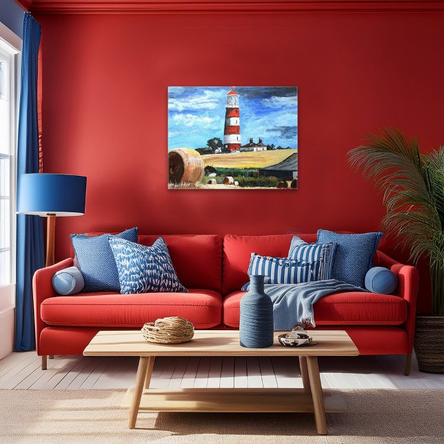 Happisburgh Lighthouse Canvas Print (Creator Uploaded)