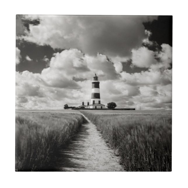 Happisburgh Lighthouse Tile (Front)