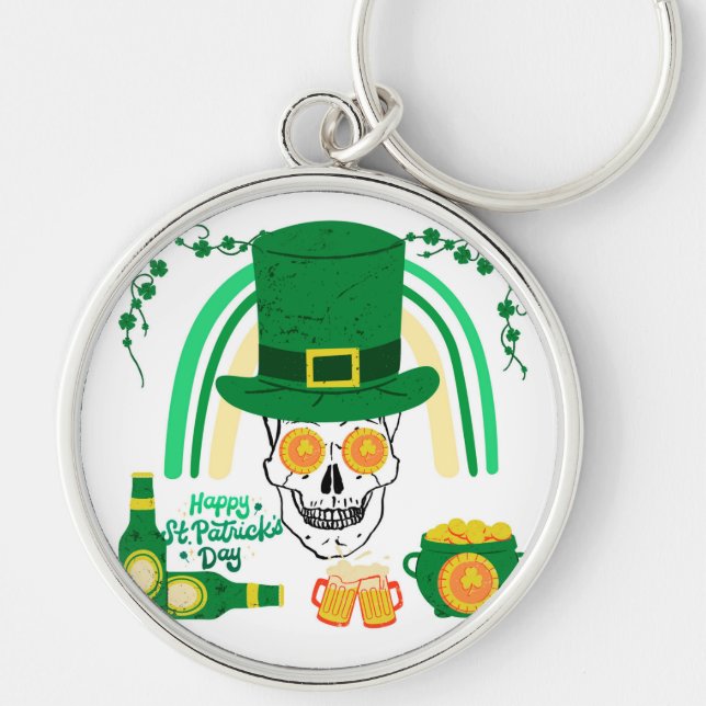 HAPPPY SAN PATRICK DAY KEYCHAIN (Front)