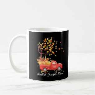 Happpy Thanksgiving Day Autumn Fall Maple Leaves T Coffee Mug