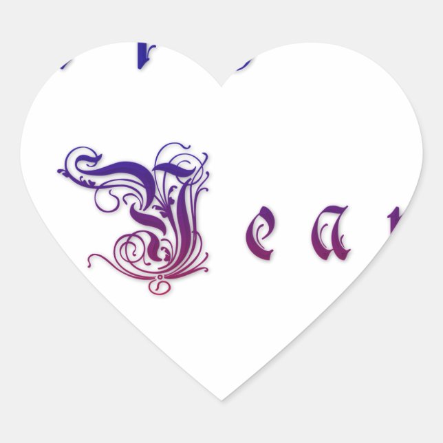 Happu New Year 2015 Hakuna Matata wishes.png Heart Sticker (Front)