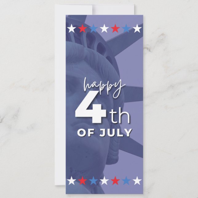 #Happy4thOfJulyFlatCard (Front)