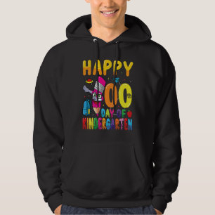 Happy 100 Days Of Kindergarten Students 100th Days Hoodie