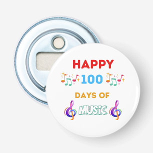 Happy 100 Days Of music Bottle Opener