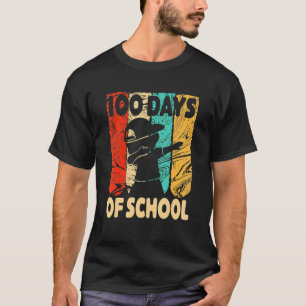 Happy 100 Days Of School 100th Day Dabbing Child K T-Shirt