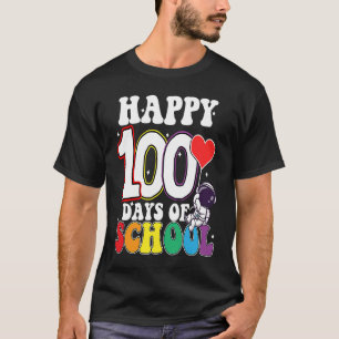 Happy 100 Days Of School Astronaut T-Shirt