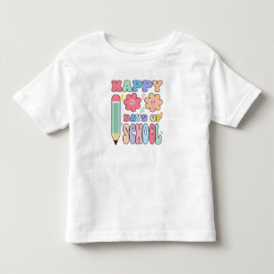 Happy 100 Days of School – Cute & Fun Celebration Toddler T-shirt