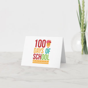 Happy 100 Days Of School Cute Pencil Invitation