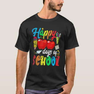 Happy 100 Days of School  for Teachers Kids Boys G T-Shirt