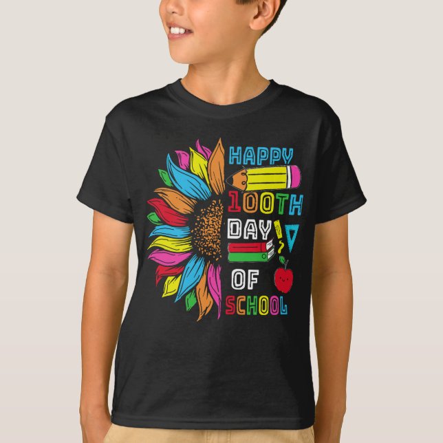 Happy 100 Days of School Shirt  (Front)