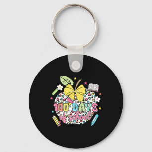 Happy 100 Days Of School Smarter Coquette Bow Penc Keychain