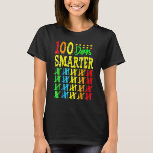 Happy 100 Days Of School Smarter Teacher And Stude T-Shirt