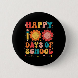 Happy 100 Days Of School Teacher 100th Day Of Scho 2 Inch Round Button