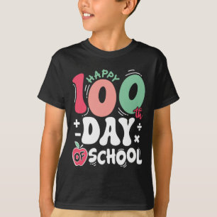 Happy 100 Days Of School Teacher 100th Day Of Scho T-Shirt