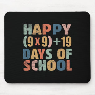 Happy 100 Days School Math Equation 100th Day Teac Mouse Pad