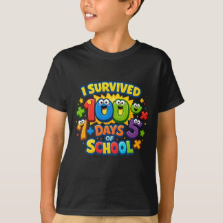 Happy 100 Days School Math Equation kids t-shirt