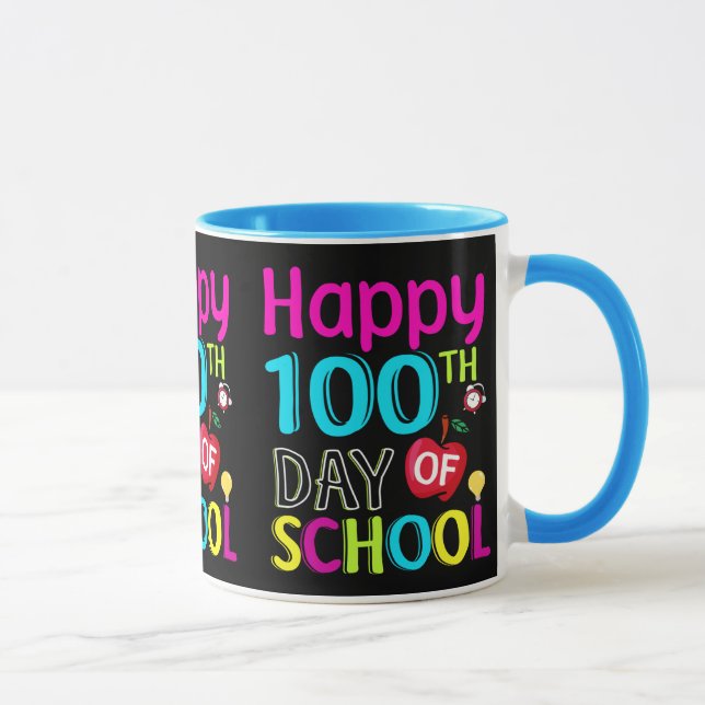 Happy-100-th-day-of-school Mug (Right)