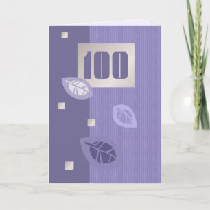 Happy 100th Birthday Customizable Greeting Cards