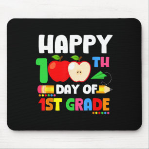 Happy 100th Day Of 1st Grade Teacher Student Penci Mouse Pad