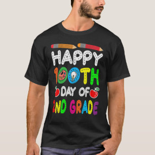 Happy 100th Day Of 2nd Grade T-Shirt