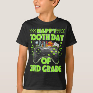 Happy 100th Day of 3rd Grade Teacher Student T-Shirt