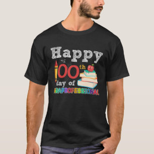 Happy 100th Day Of Paraprofessional Cute 100 Days  T-Shirt