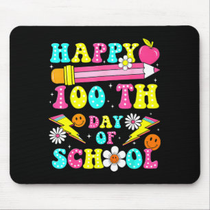 Happy 100th Day Of School 100 Days Of School Teach Mouse Pad