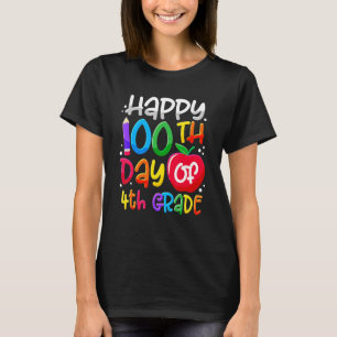 Happy 100th Day Of School 100 Days Smarter Cute 4t T-Shirt